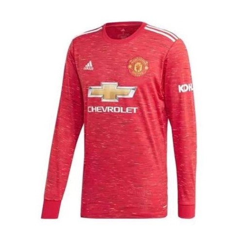 Tailandia Camiseta Manchester United 1ª 2020/21 Ml